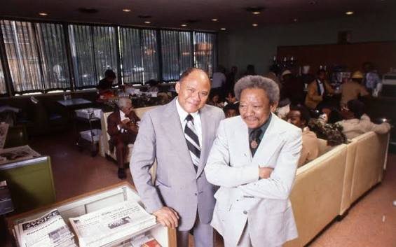 James and Robert Paschal together in the restaurant in their later years